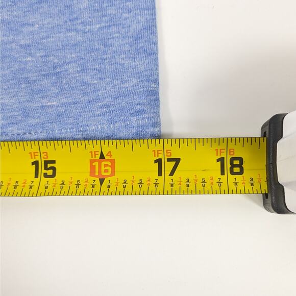 Vtg Adult Medium T-Shirt Single Stitch Velva Sheen Beaver College Blue 70s 80s - Picture 7 of 11